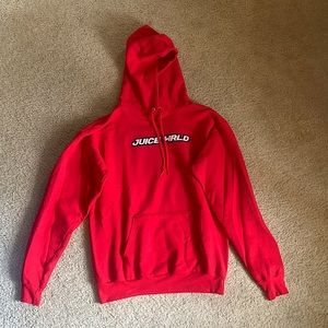 Red Juice Wrld fleece hoodie (2018)